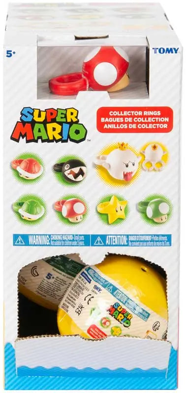 Super Mario Collector Rings Assorted - Anilas UK