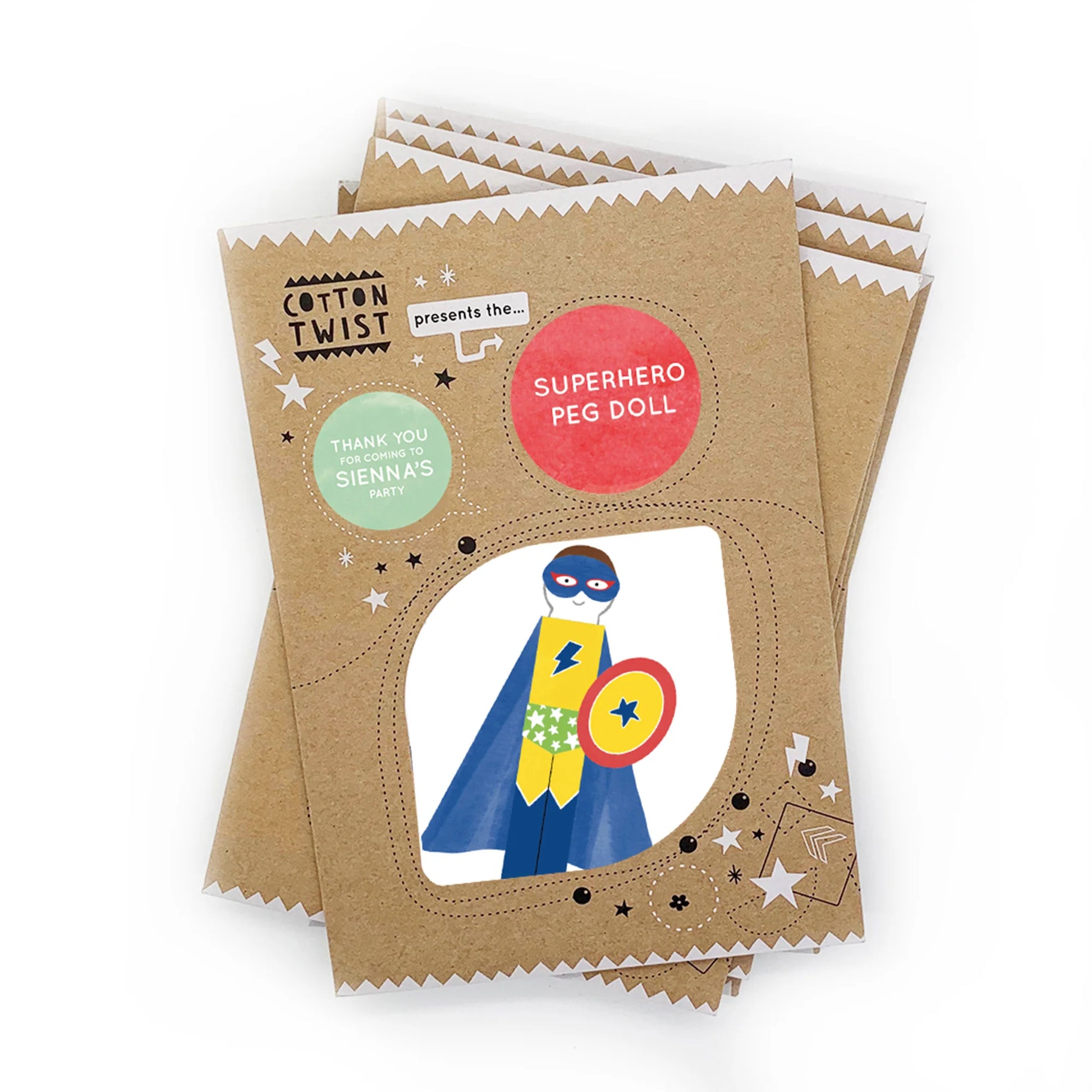 Make Your Own Superhero Peg Doll - Anilas UK