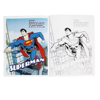 Superman Colouring Book 1 Pages Featuring Heroic Scenes