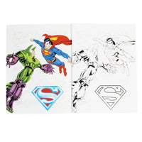 Superman Colouring Book 1 Pages Featuring Heroic Scenes