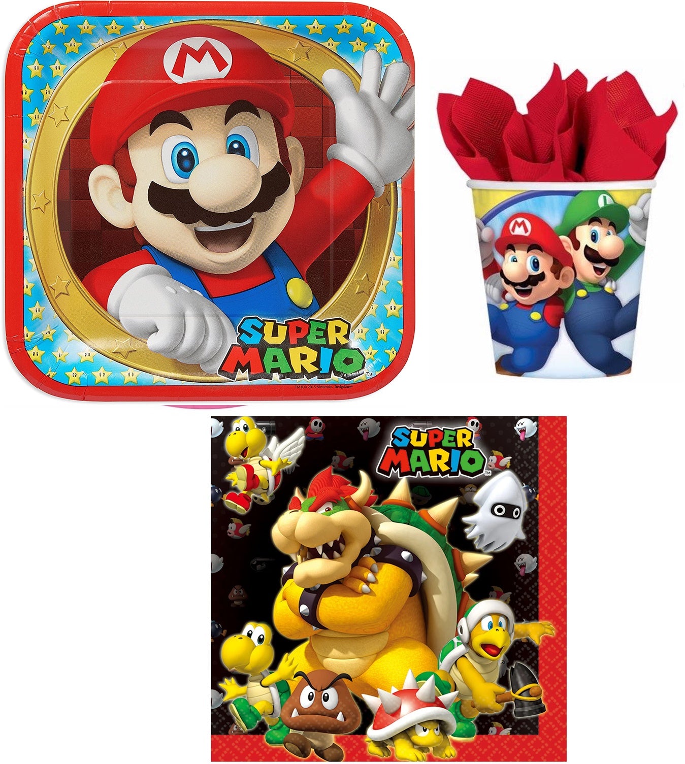 Anila's Super Mario Party Pack for 16 people - Anilas UK