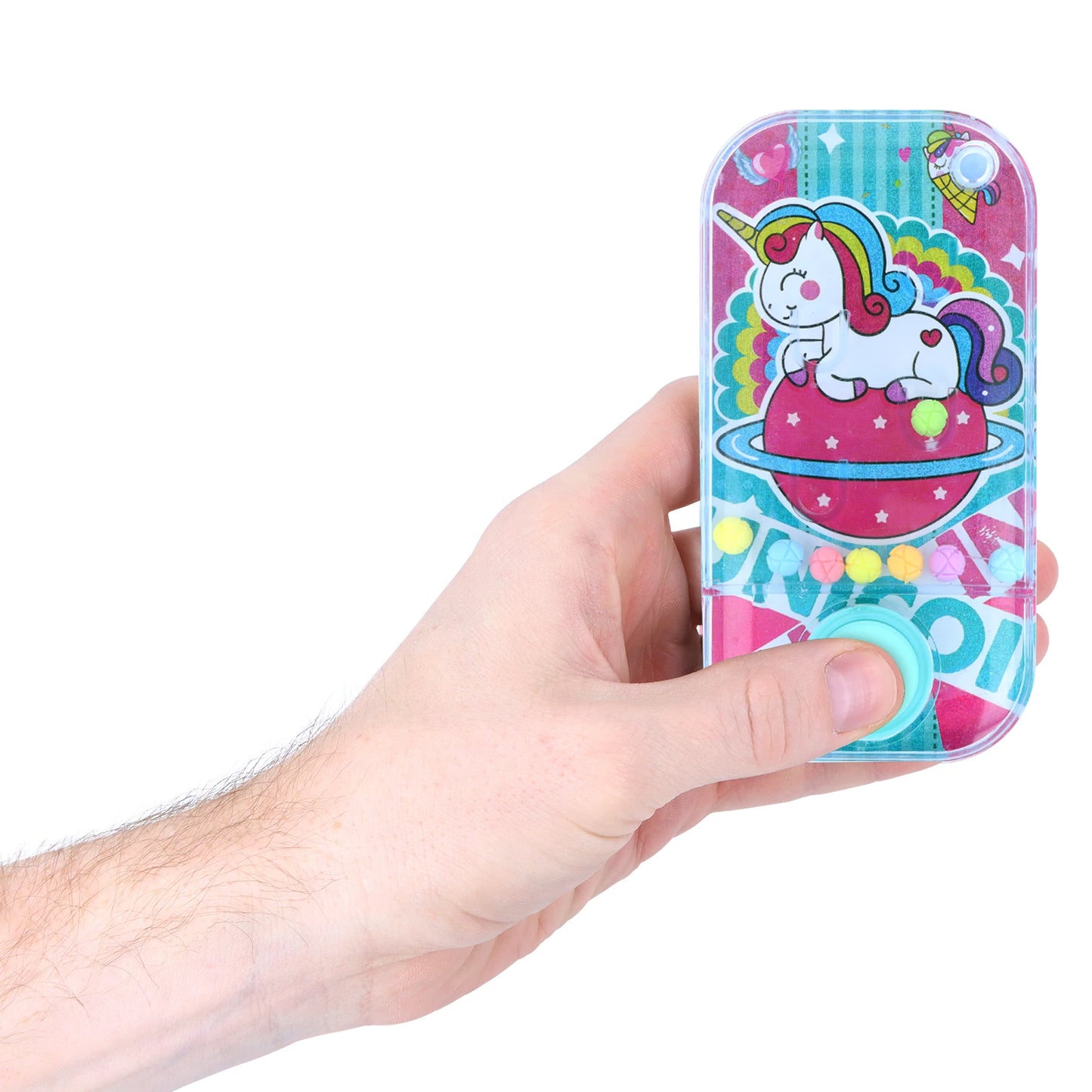 Mini Unicorn Water Game with Balls (11cm x 6cm) 3 Assorted Designs - Anilas UK