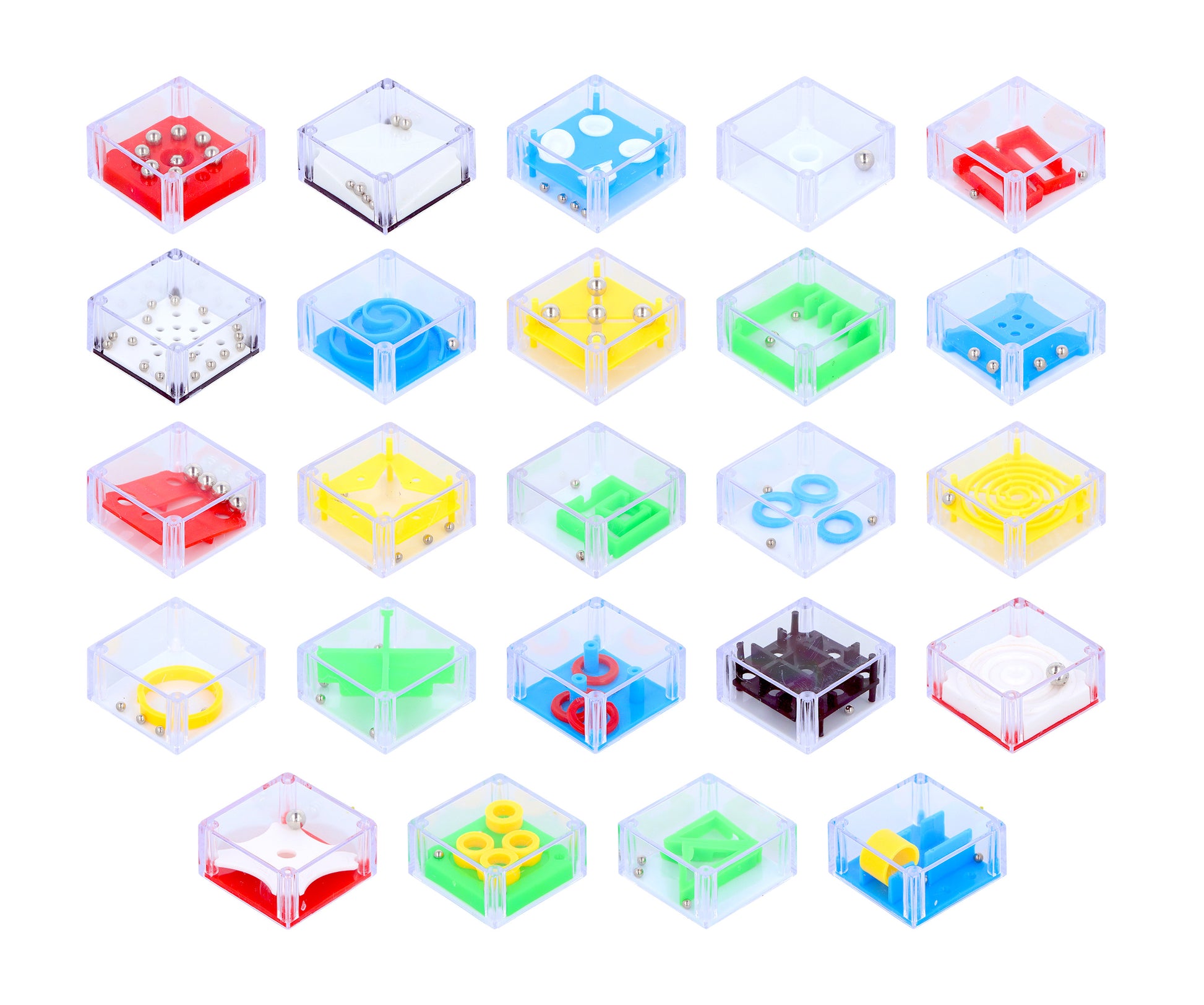 Puzzle Ball Cubes 3D 24 Assorted Designs - Anilas UK