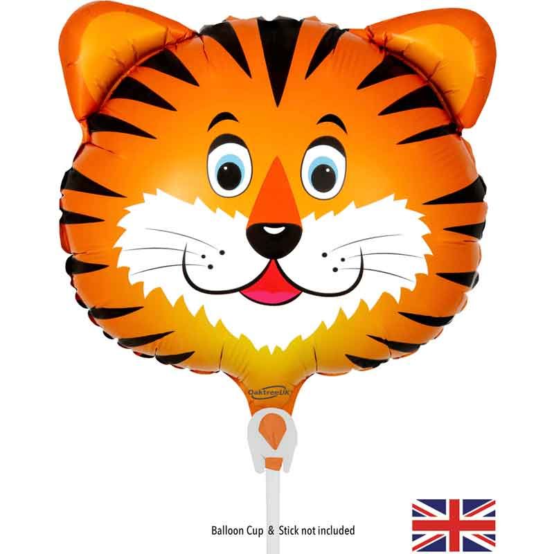 Tiger Mini Air Fill Foil Balloon 25cm for Party Decor