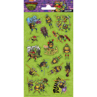 Teenage Mutant Ninja Turtles Glitter Stickers 102 x 200mm with TMNT designs