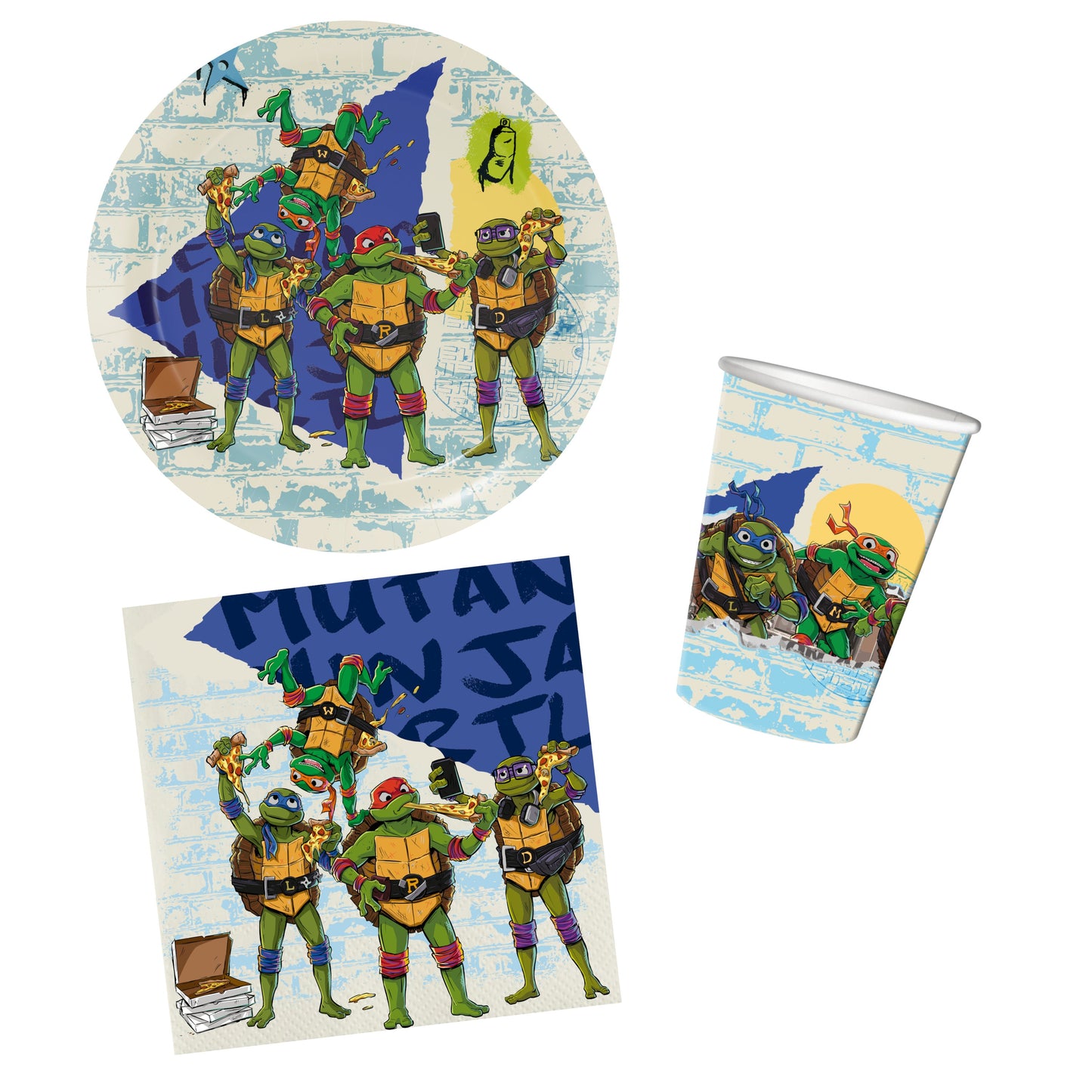 Anila's TMNT Party Pack for 16 people - Anilas UK