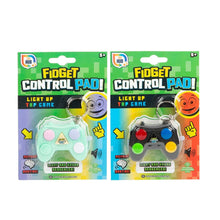 Toy Hub Fidget Control Pad Memory Keychain Game with light-up design