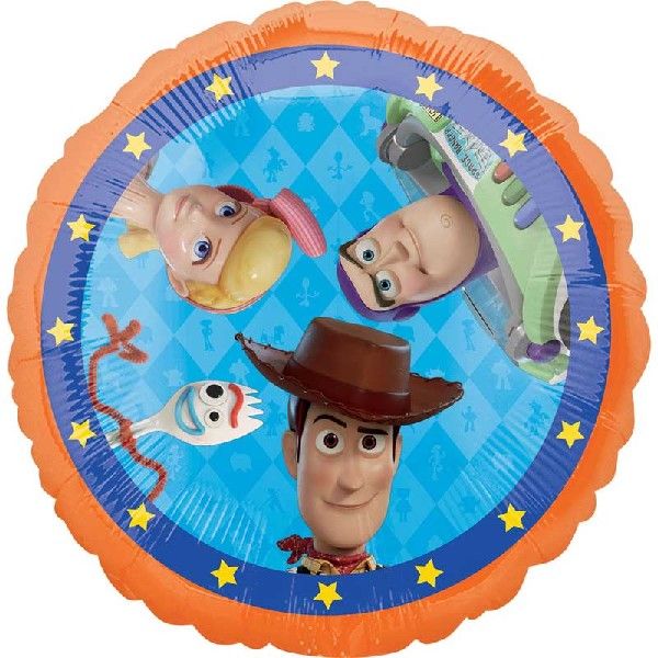 Toy Story 4 17 Inch Double-Sided Foil Balloon with Woody and Buzz