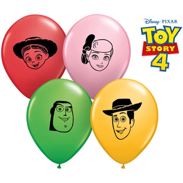 Toy Story Faces Latex Balloons 5" 10pcs - Anilas UK