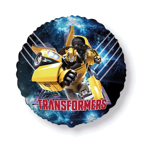 Transformers Bumblebee Round Foil Balloon 46 cm - Anilas UK