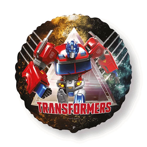 Transformers Optimus Prime Round Foil Balloon 46 cm - Anilas UK