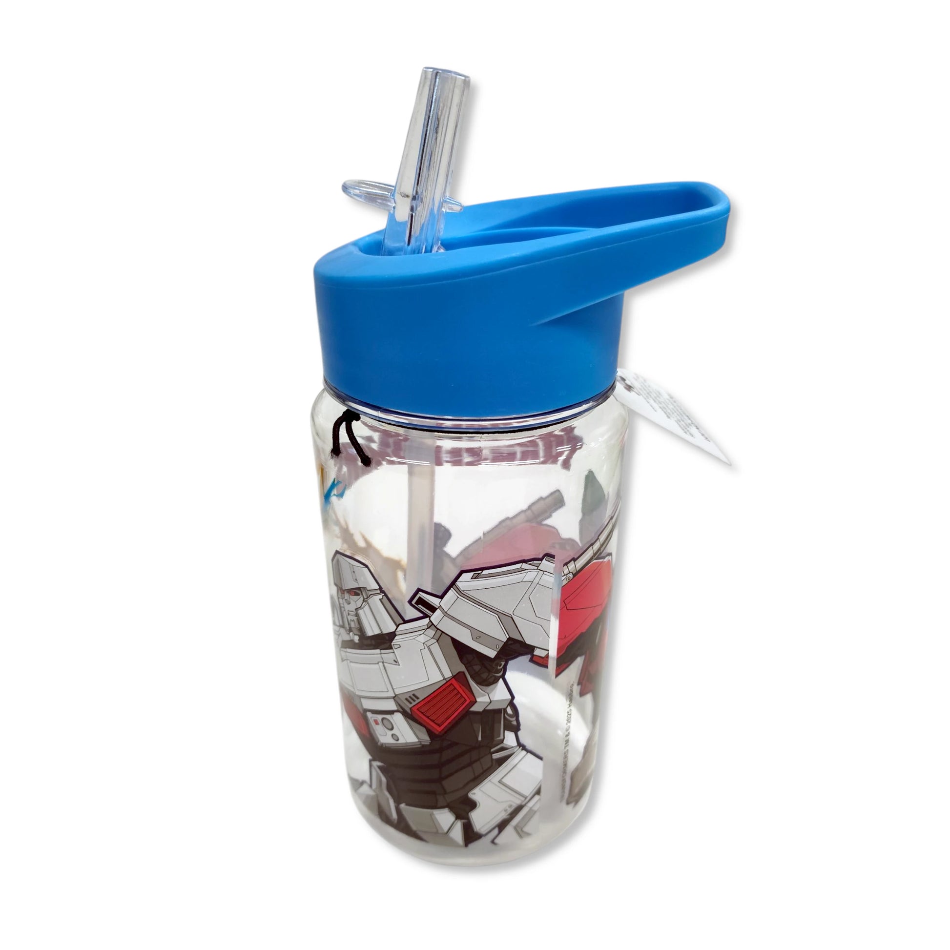 Transformers 450ml Kids Water Bottle with Straw & Handle - Anilas UK