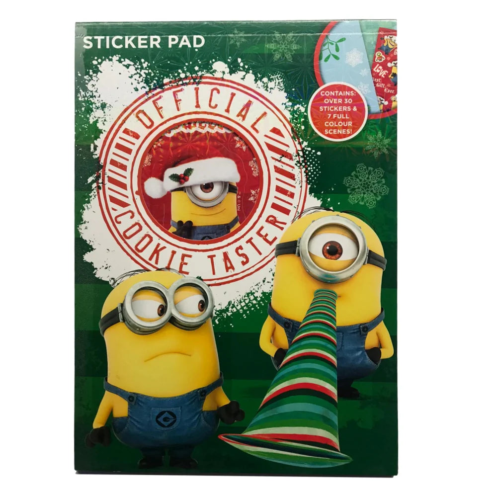 Minions Despicable Me Sticker Pad - Anilas UK