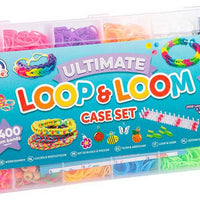 Ultimate Loom Band Case (2400 Bands & Charms) in closed plastic case