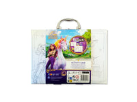 
              Unicorn Academy Activity Case contents – scratch art and gel pens
            