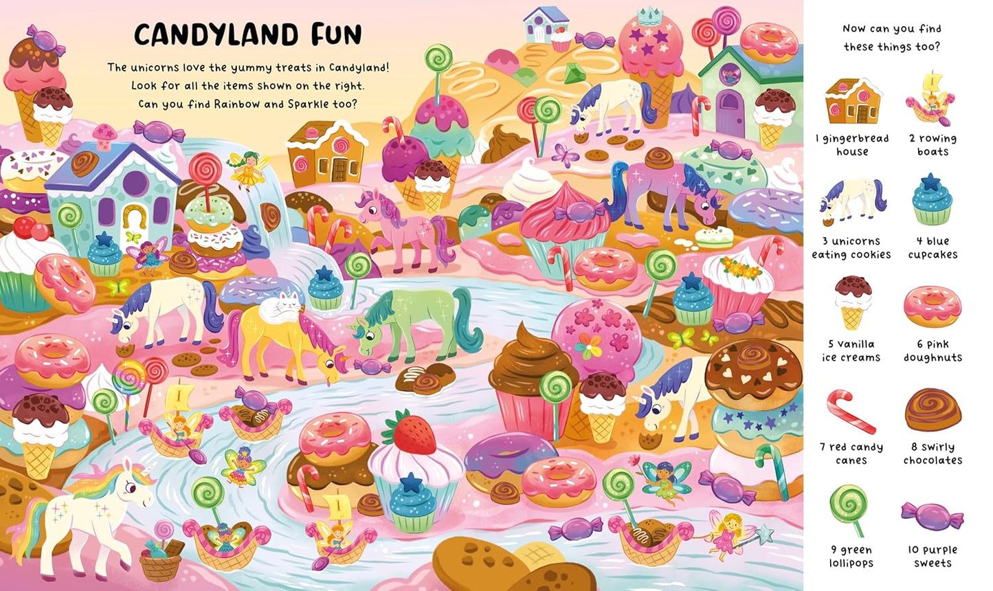 Search scene in Unicorn Land from 1001 Things book