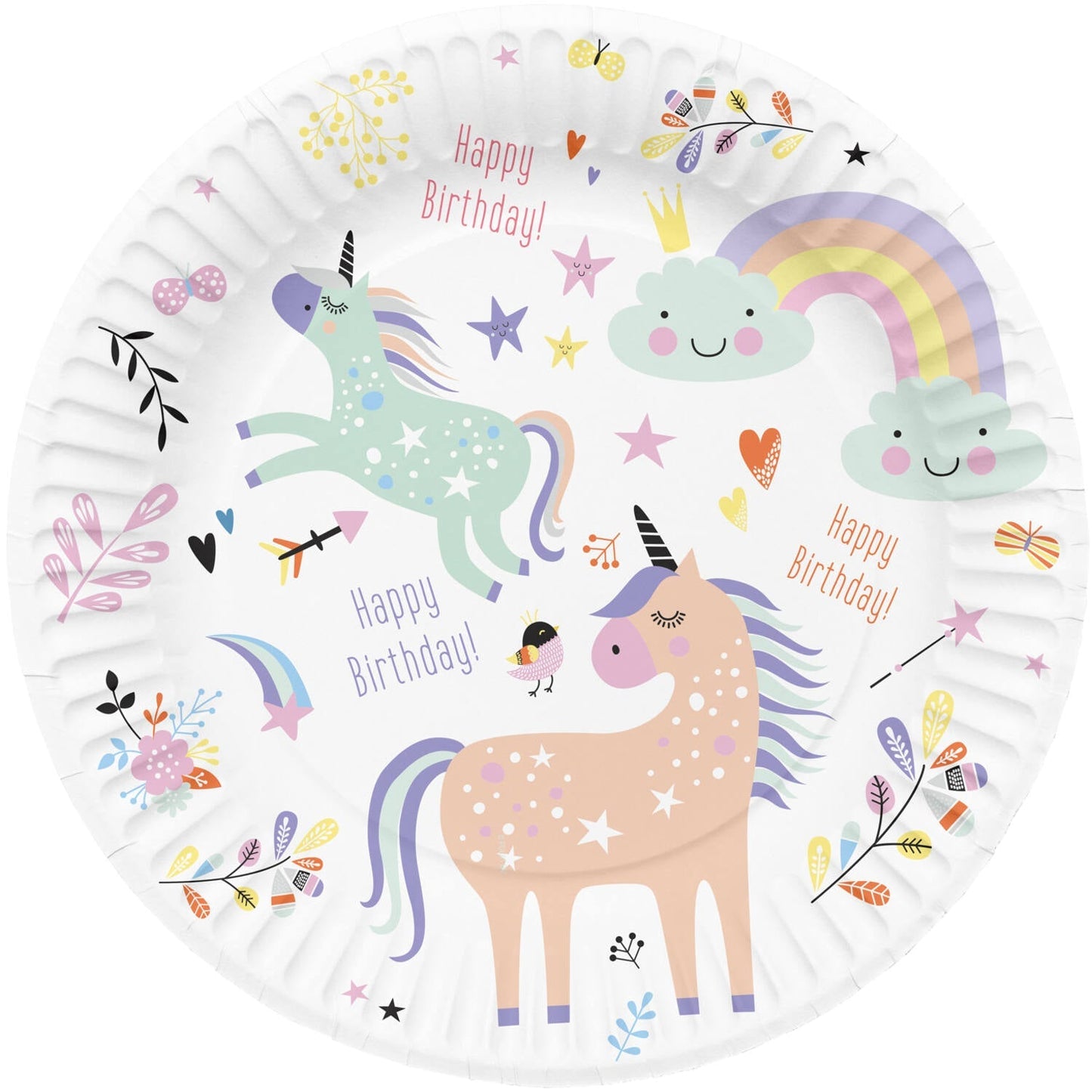 Anila's Unicorns & Rainbows Party Pack for 16 people - Anilas UK