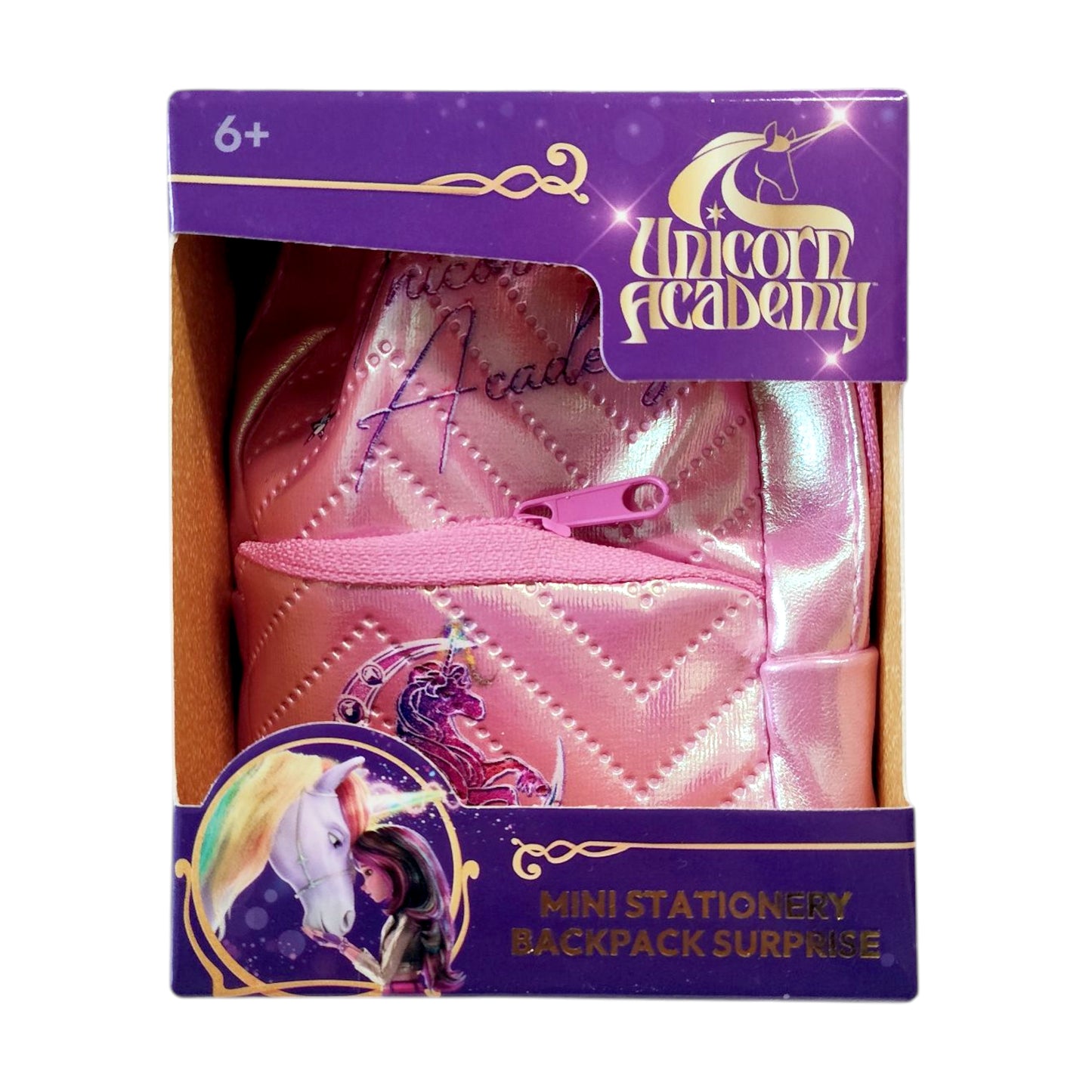 Unicorn Academy Mini Stationery Backpack - 3 Assorted