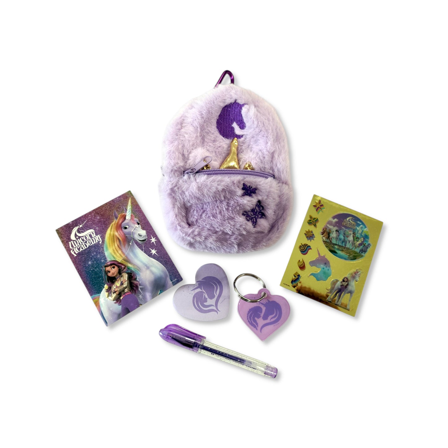 Unicorn Academy Mini Stationery Backpack - 3 Assorted