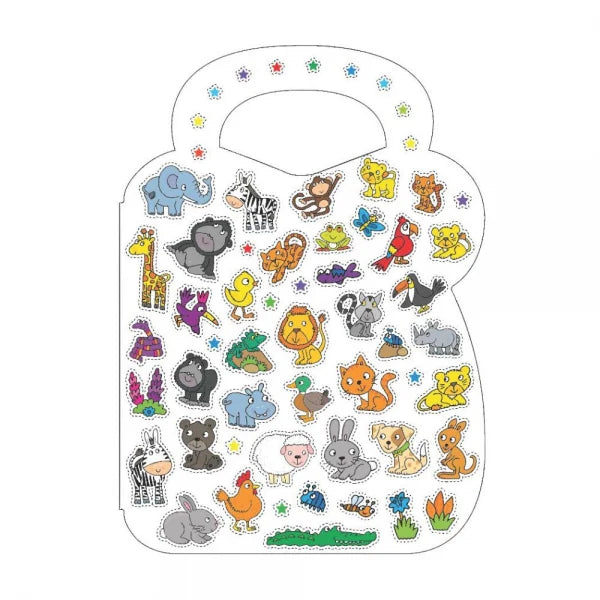 Colouring & Sticker Bag Book: Animals & Monsters