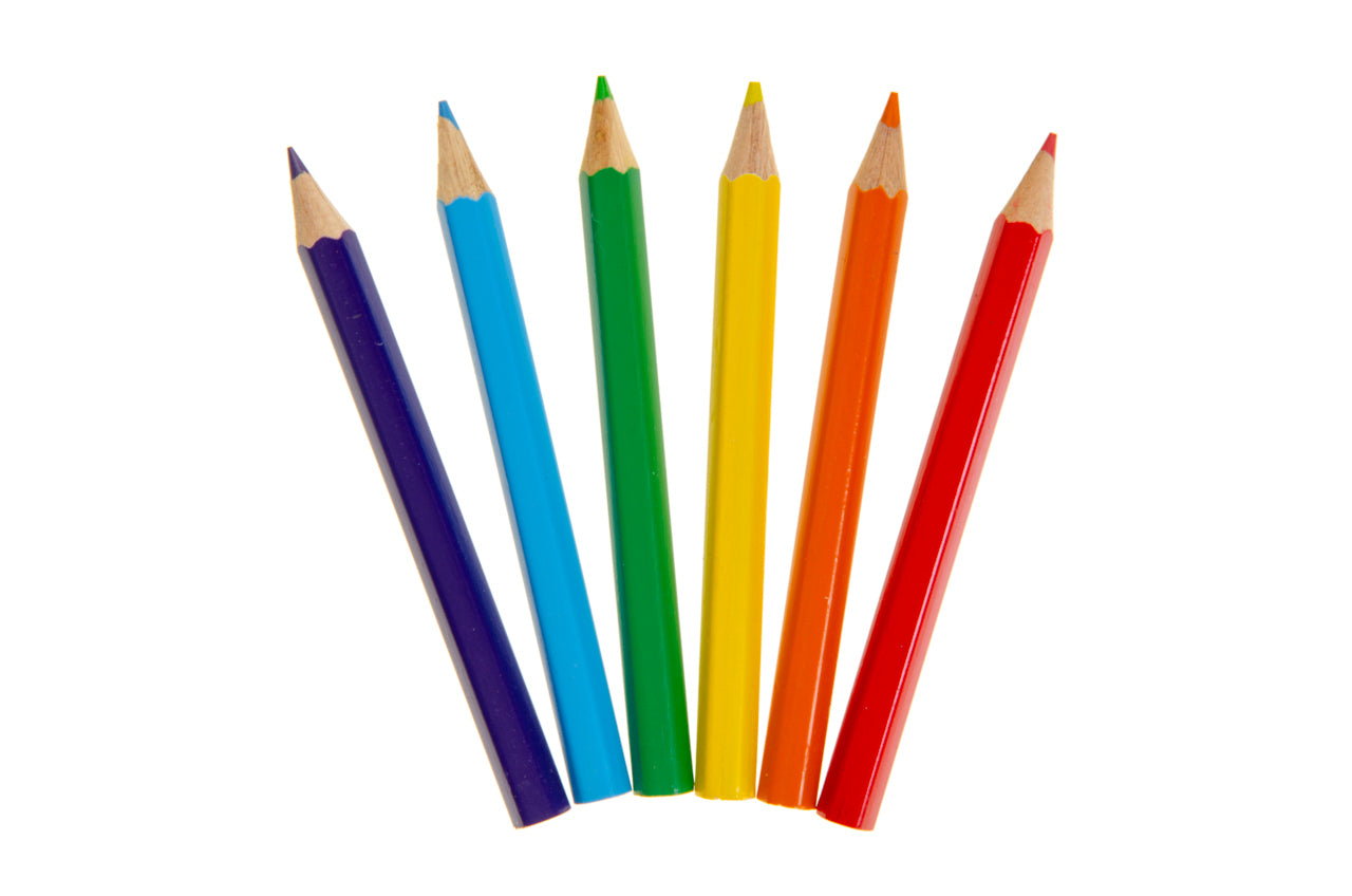 Vehicle-Themed Pencils Displayed in Packaging for Children’s Activities