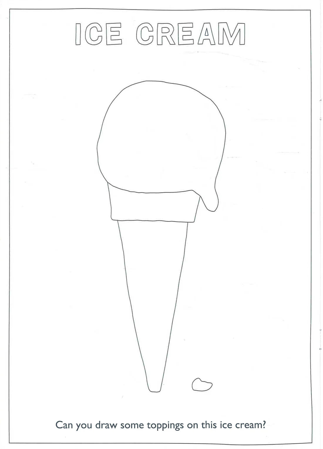 Interior spread of The Very Hungry Caterpillar Food Colouring Book revealing tasty scenes with big outlines ready for children's creative strokes