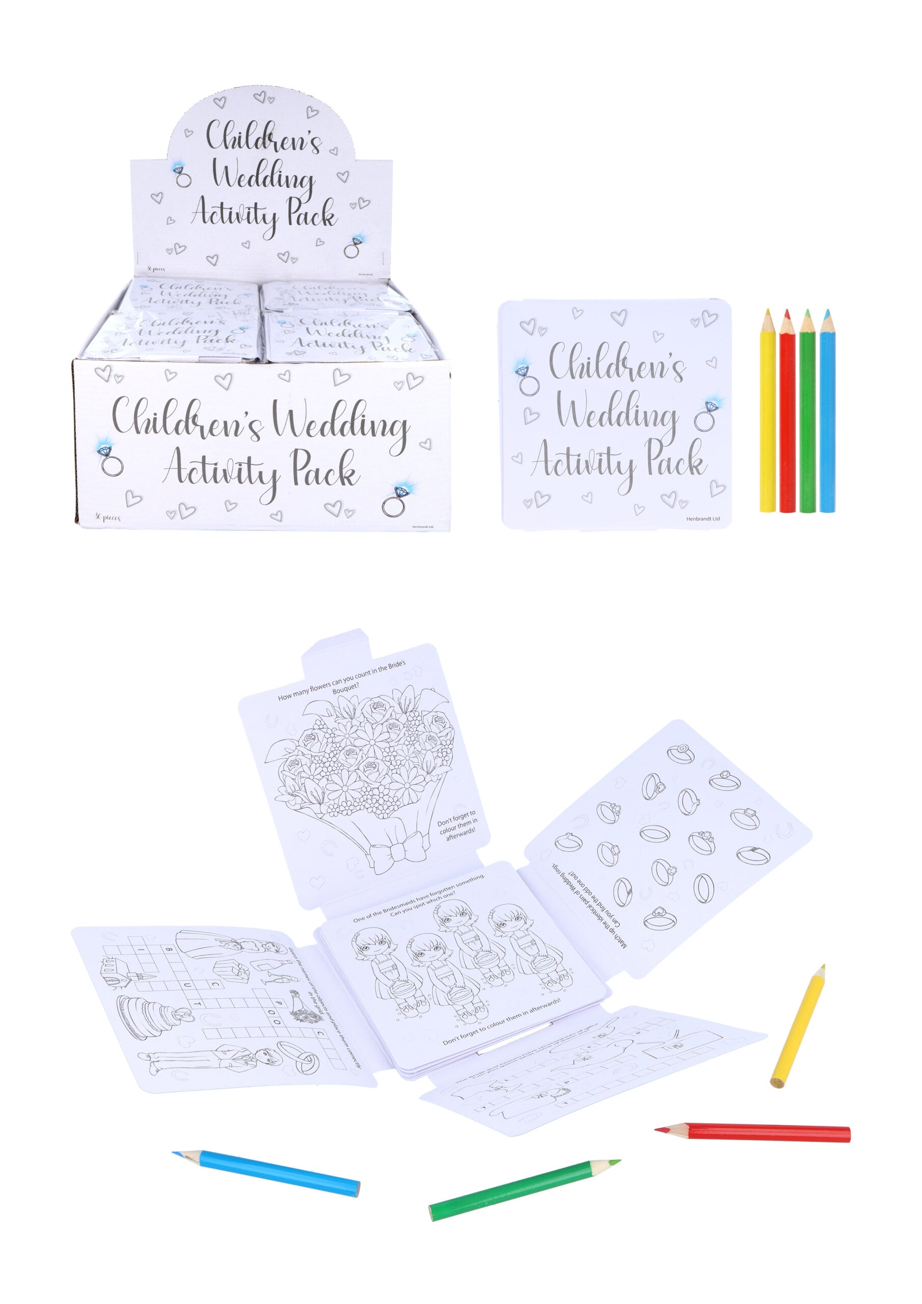 Children’s Wedding Activity Pack front view