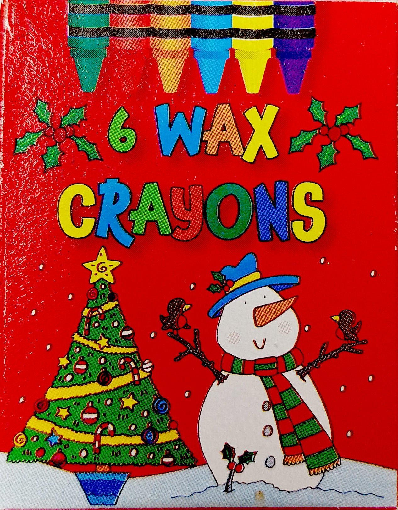 Mini Christmas Crayon Pack (6pcs) - Anilas UK