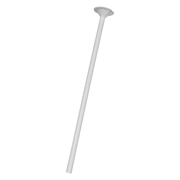 White Balloon Stick with Cup, 30 cm, Paper for Kids’ Party Balloons