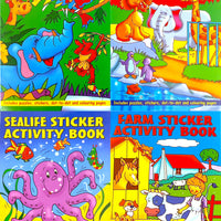 Sticker Activity Books Set (4 books)