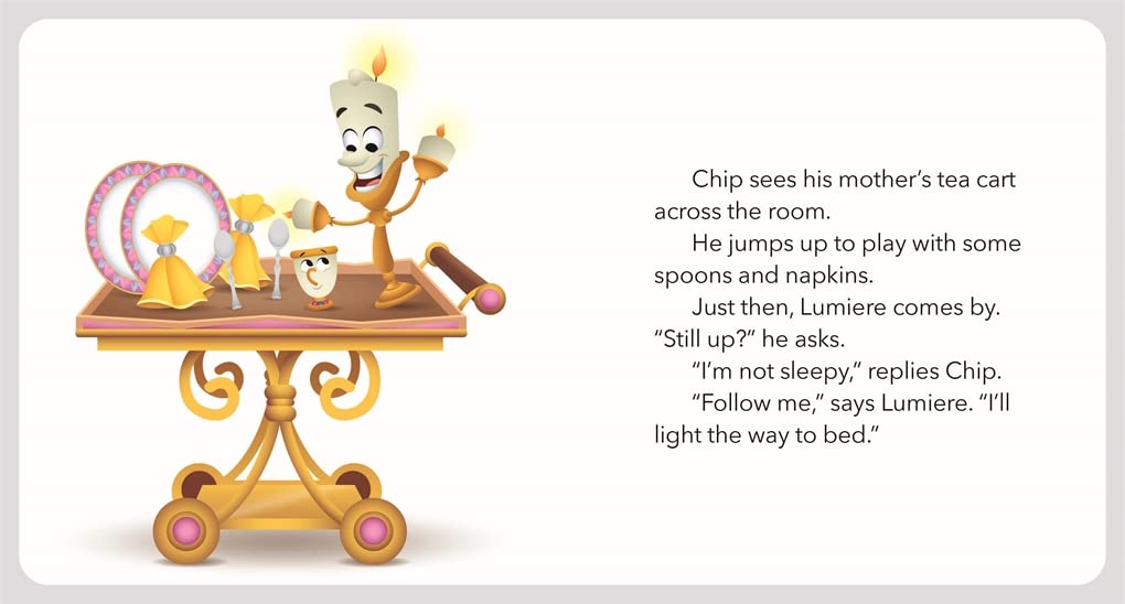 Story page from Disney Who's Not Sleepy book