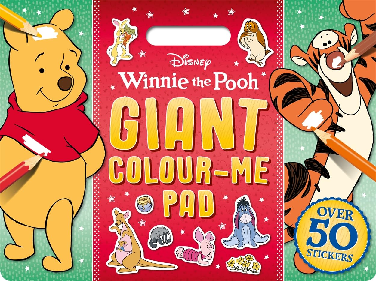 Disney Winnie the Pooh Giant Colour-Me Pad cover