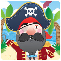 'Stick the Eye Patch on the Pirate' Party Game (14pcs)