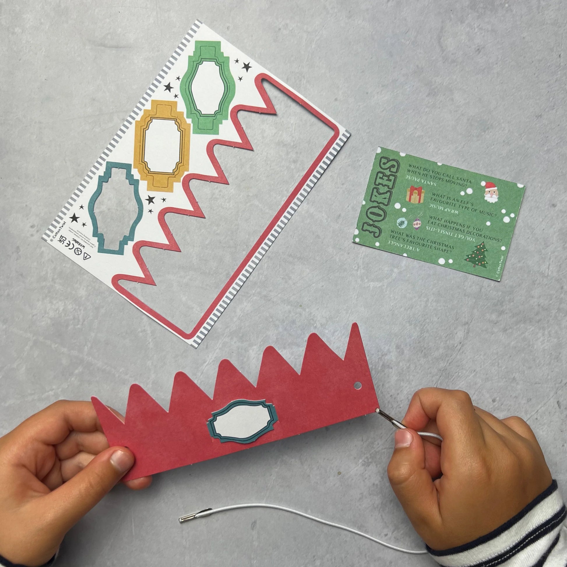 Make Your Own 'Who Am I?' Christmas Crown - Anilas UK