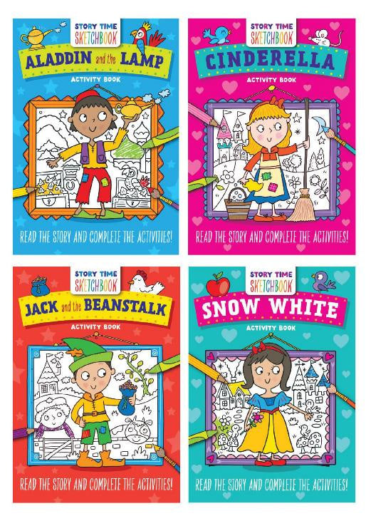 Set of 4 Doodle Fairy Tales Books - Anilas UK