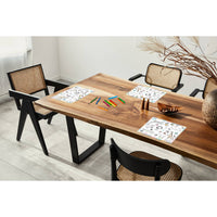 Zoo Party Colouring Placemats 6 Pack for kids’ safari-themed parties