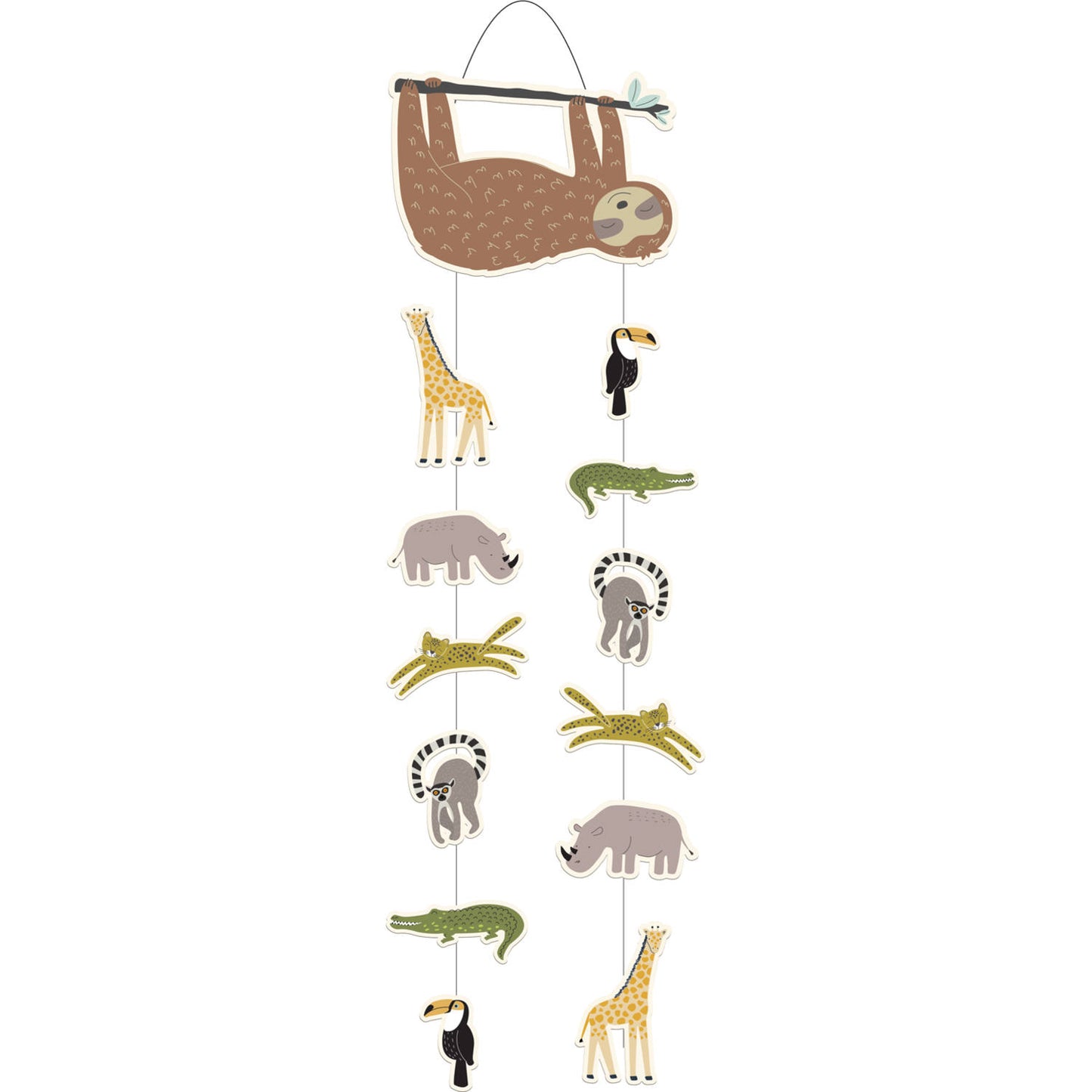 Zoo Party Hanging Decoration 30 x 85 cm for kids’ safari-themed parties