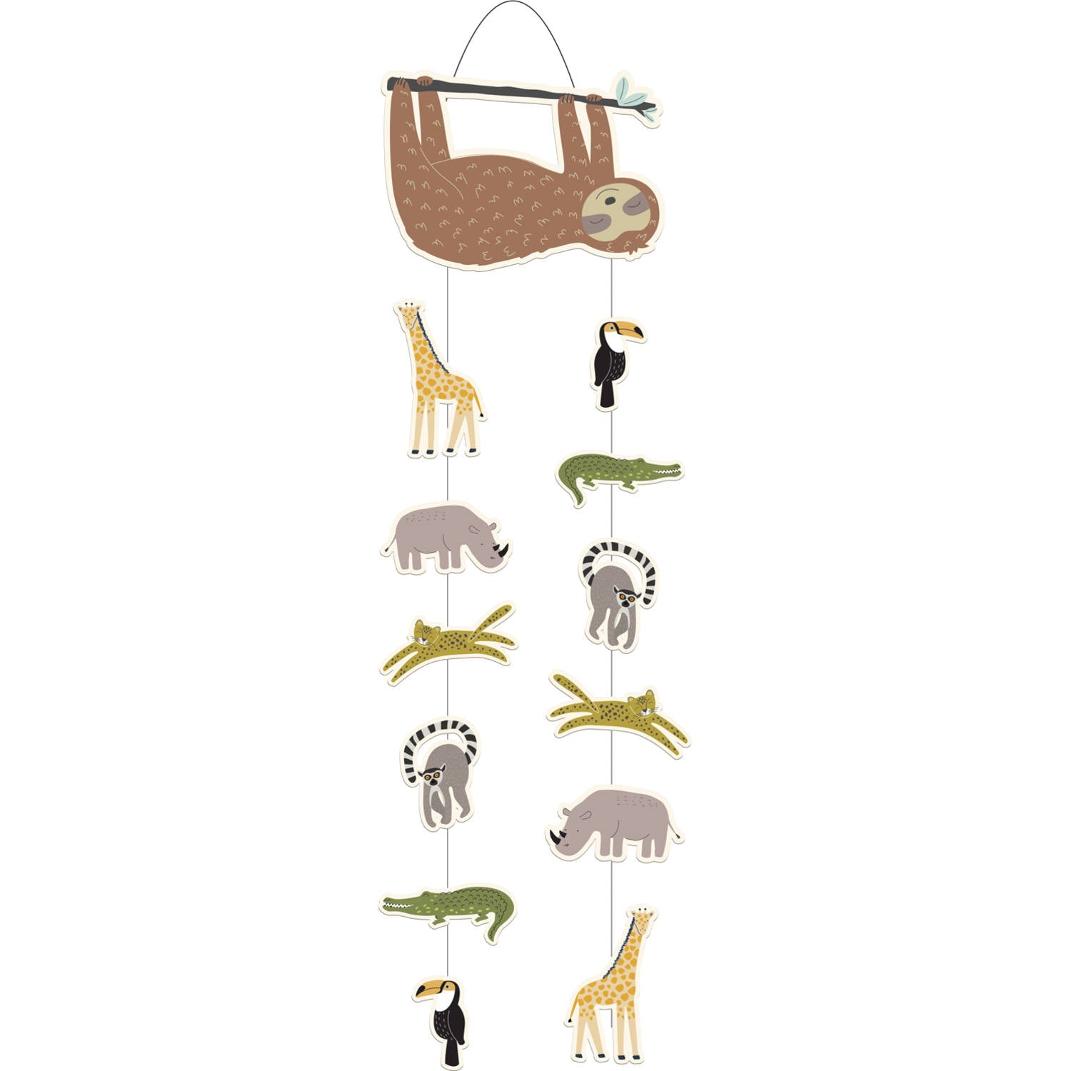 Zoo Party Hanging Decoration 30 x 85 cm for kids’ safari-themed parties