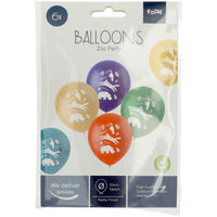 
              Zoo Party Latex Balloons 33 cm 6 Pack for children’s zoo-themed parties
            