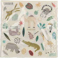 
              Zoo Party Napkins, 33 x 33 cm, 20 Multicolour Paper Napkins for Kids’ Parties
            