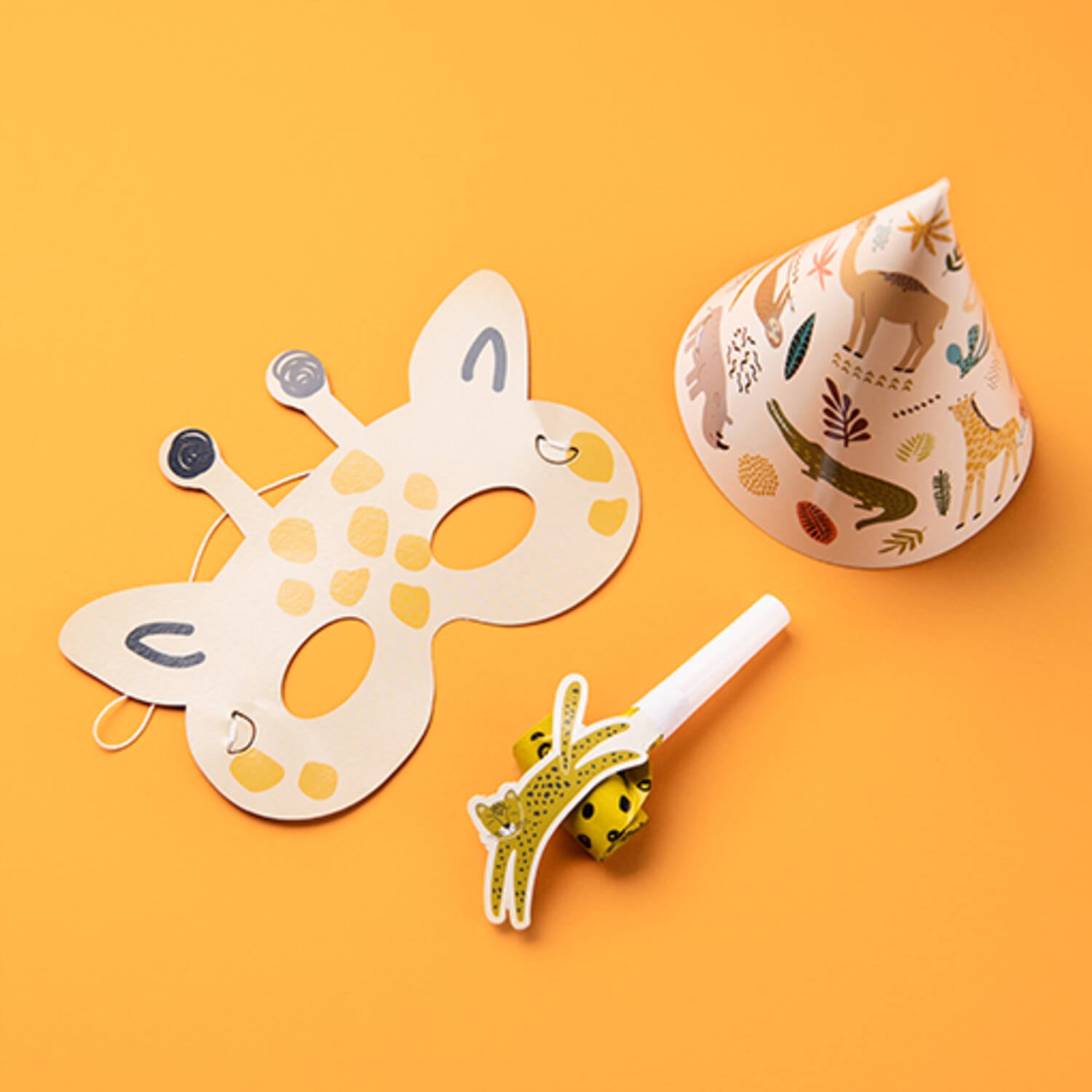 Zoo Party Party Blowers 24 cm 6 Pack for kids’ safari-themed parties