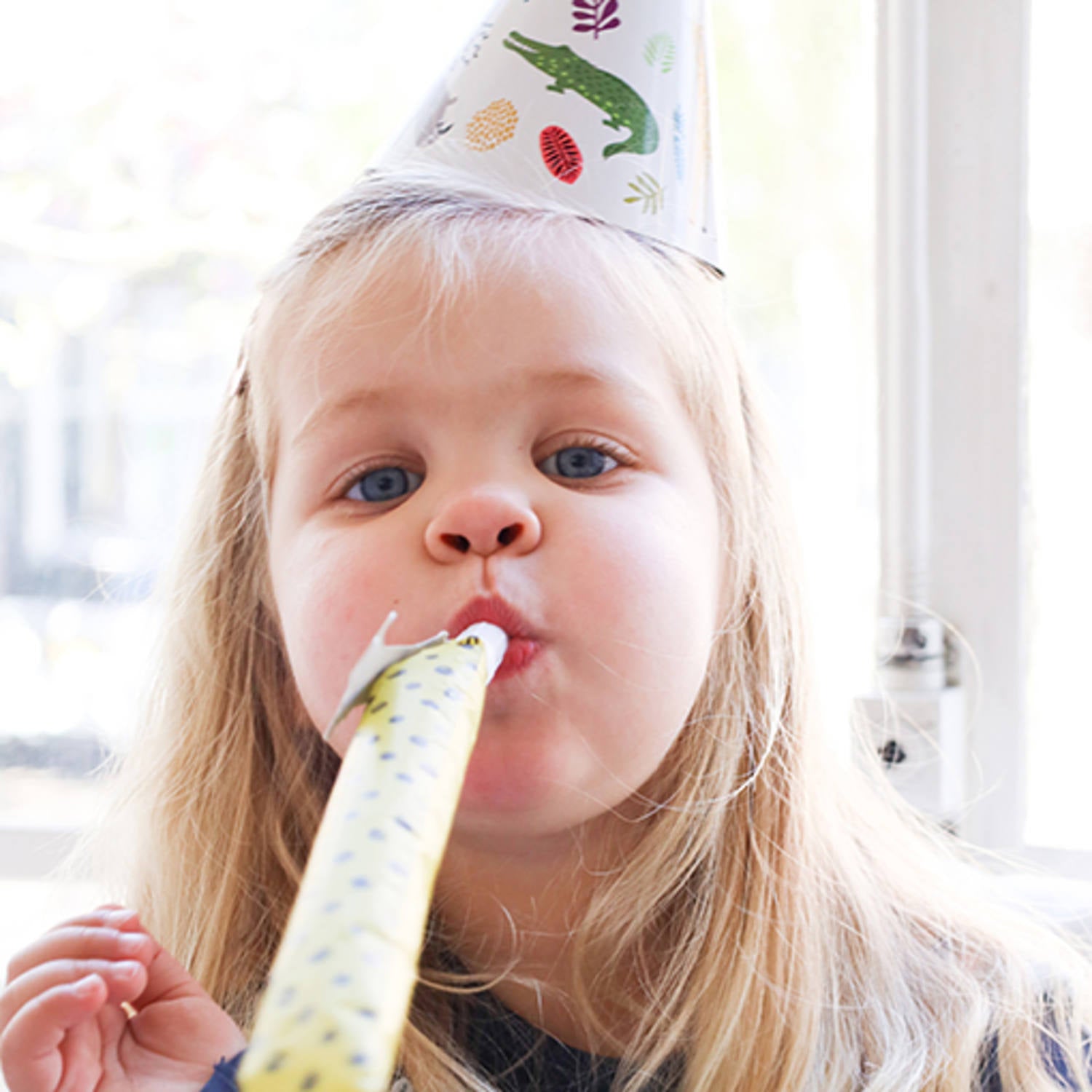 Zoo Party Party Blowers 24 cm 6 Pack for kids’ safari-themed parties