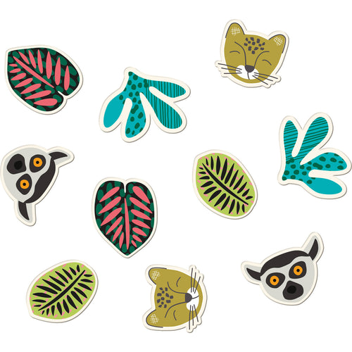 Zoo Party XL Table Confetti 45 Pieces for kids’ safari-themed parties