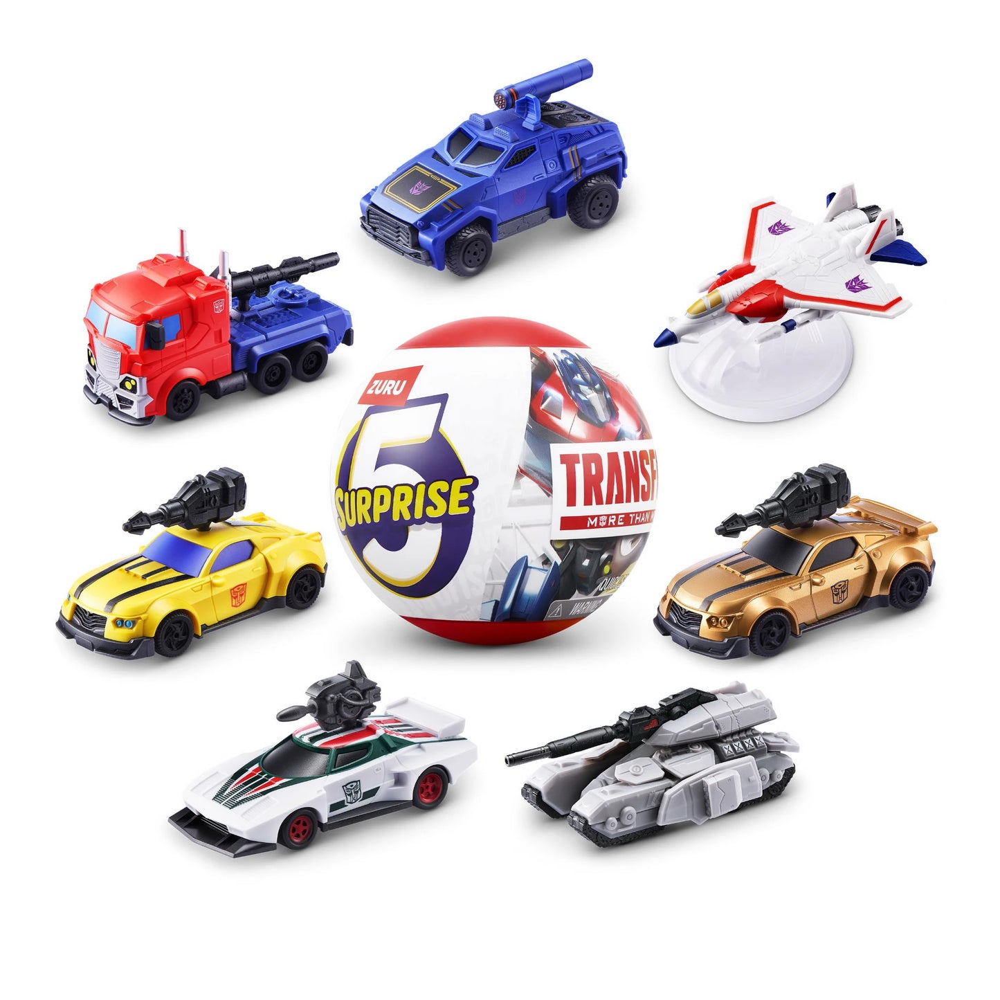 Surprise 5 - Transformers Capsule with Mystery Realistic Miniature Figure & Accessories