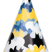 Batman Birthday Party Hat (Pack of 8) - Anilas UK