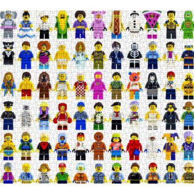 Lego Minifigure 1000 Piece Puzzle - Anilas UK