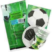 3D Football Party Pack for 8 people - Anilas UK
