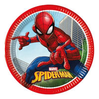 Spider-Man Crime Fighter Paper Plates - 23cm (Pack of 8) - Anilas UK