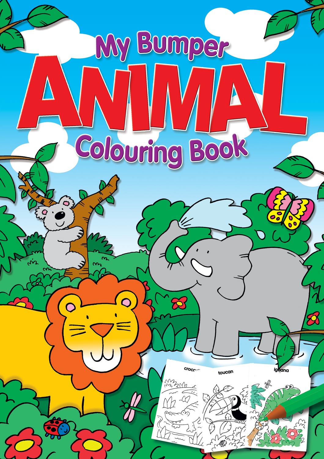 My Bumper Animal Colouring Book - Anilas UK