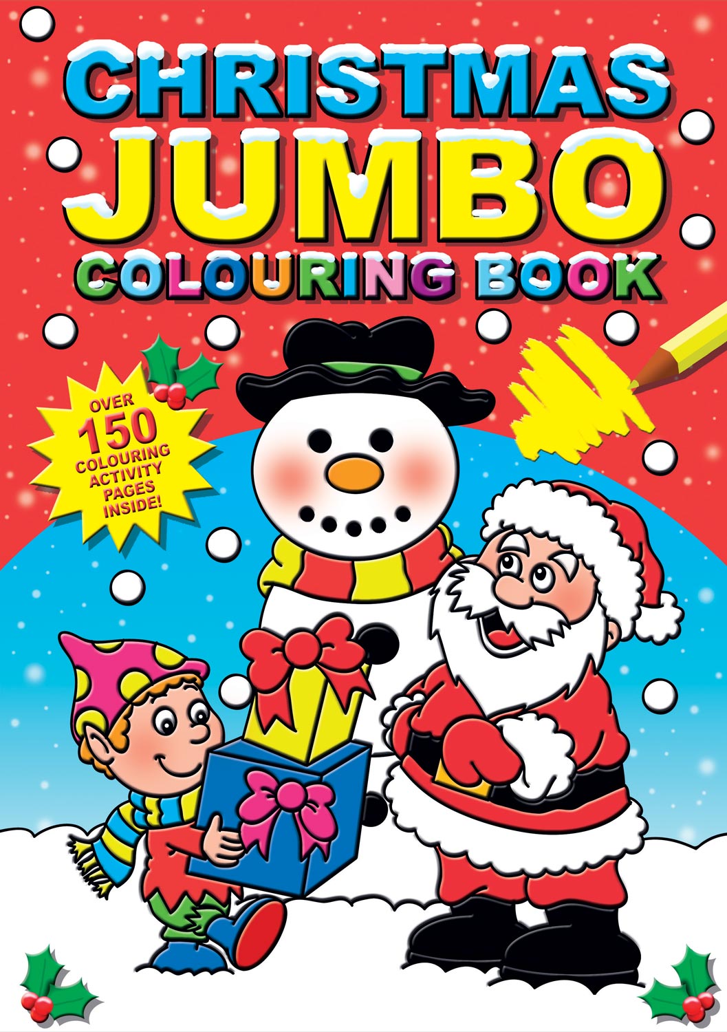 Christmas Jumbo Colouring Book - Anilas UK